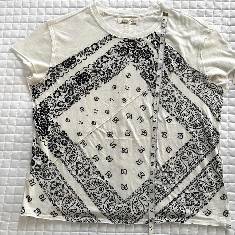 Free People Ivory Bandana Graphic Tee - Picture 8 of 13